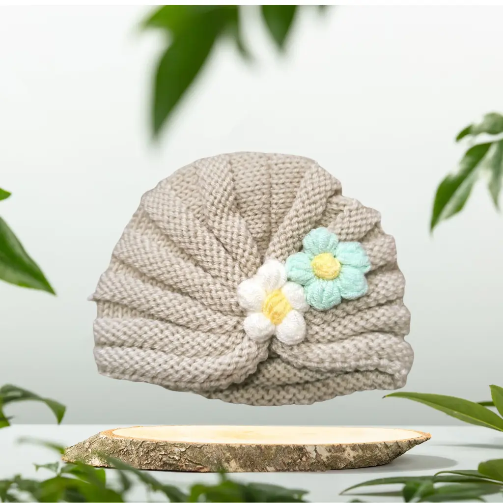 Nestoberry Unisex Soft Turban Cap for Babies