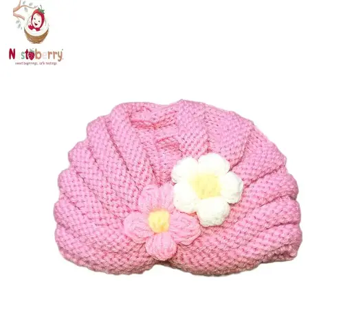 Nestoberry Unisex Soft Turban Cap for Babies