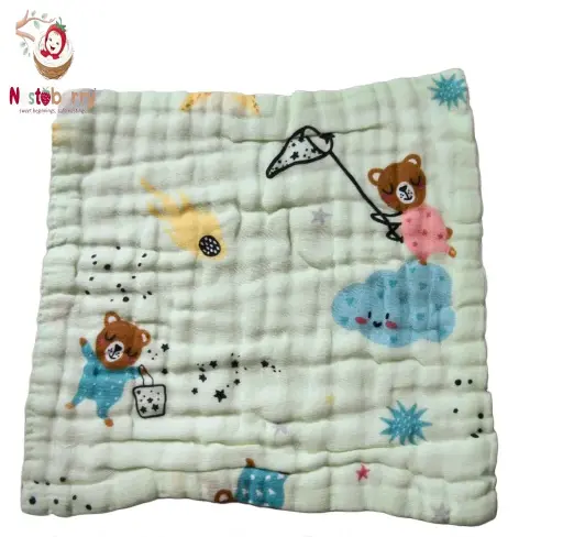 Nestoberry Soft Muslin Cloth Napkins – Multi-Pack